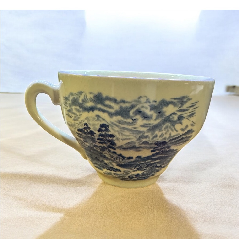 Vintage Lochs of Scotland Loch Oich Royal Warwick England Teacup